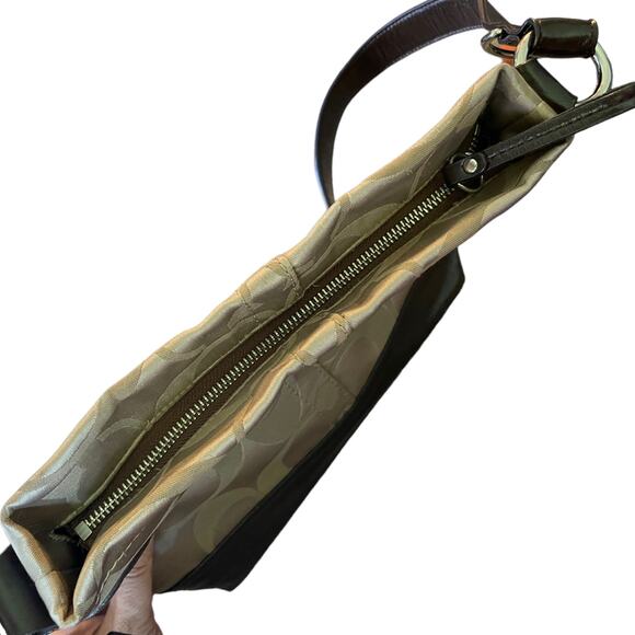 Coach Brown Signature CC Crossbody Purse F16860 - Picture 5 of 10